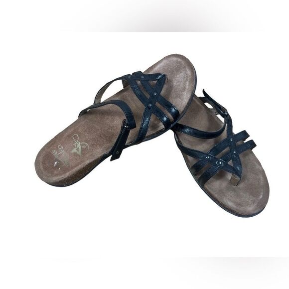 Dansko Rialto Roselle Strappy Slip on Sandals Black size 7.5-8 - Picture 4 of 6